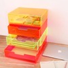 Acrylic Desk Organizer with Drawer for Makeup Vanity Stackable Desktop