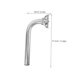 CAXUSD Wireless Bridge Bracket Mount Sturdy Shaped Stainless Steel Antenna Holder for Outdoor Use Easy Installation and Robust Construction