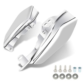 Motorcycle Mid Frame Air Deflectors Heat Shields Kits Fit for Harley Davidson Touring Street Glide Road Glide Electra Glide Road King Ultra Limited Tri Glide CVO 2009-2024 Chrome