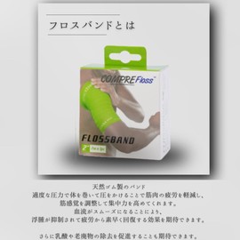 Compression Floss Compression Band, Floss Band, Width 2.0 inches (5 cm) x Length 6.6 ft (2 m) Calf, Knee, Ankle, Recovery Fatigue, Promote Circulation, Muscle Floss Band, Compression Band, Rubber