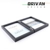 ORIVAN 2 Pack 4x6 Double Picture Frames Hinged Folding Photo