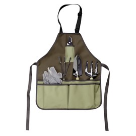 LHLZNB Garden Tool Apron Oxford Cloth Apron Waterproof Gardening Tool Apron with Pockets Multifunction Garden Apron Wear, gardening apron，Cooking, Cleaning and Woodworking