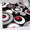 LUXE WEAVERS Geometric Black 8x10 Area Rug