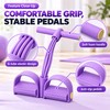 6-Tube Resistance Band Pedal Puller for Home Workouts – Elastic