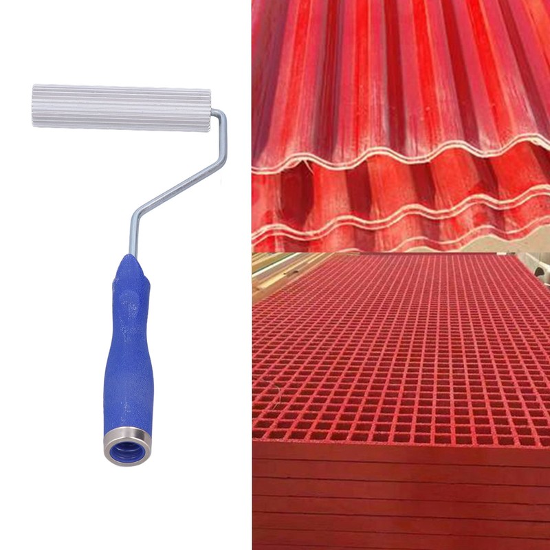 30x125mm Aluminium Alloy Fiberglass Roller Durable Bubble Paddle Tool Laminating