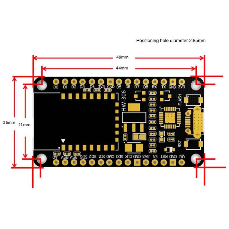 DollaTek WIFI Internet Development Board Based on ESP8266 CP2102
