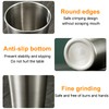 Ksvaye 8 pieces stainless steel cup