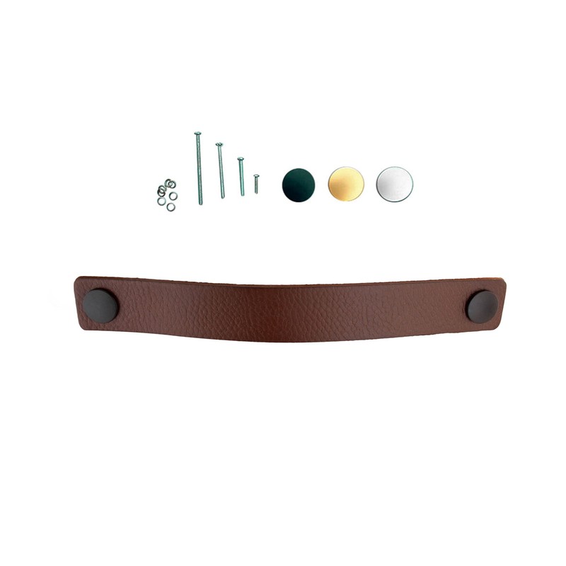 Brute Strength - Leather Handles for Furniture - Cognac -