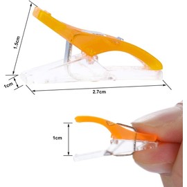 Sewing Clips, 100 Pcs Quilting Clips Versatile Craft Clips Sewing Pins for Quilting, Fabric Clips, Binding, Crocheting, Kniting