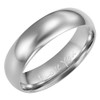 Willis Judd 6mm Titanium Ring for Men Engraved I Love