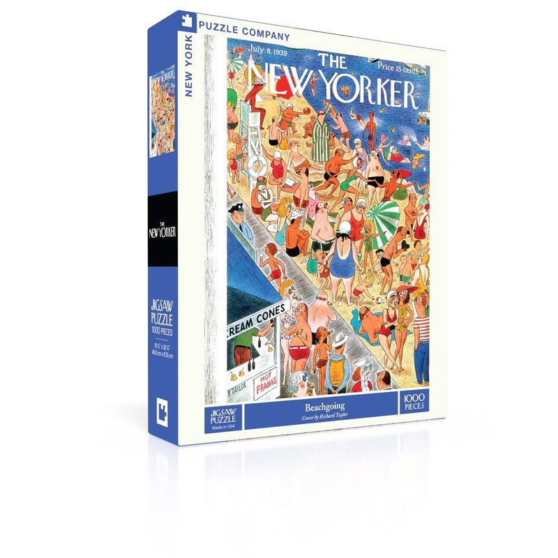 New York Puzzle Company - New Yorker Beachgoing - 1000