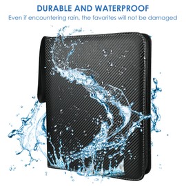 Trading Cards Album, 900 Pockets Binder with Sleeves, Waterproof Game Card Storage Folder, 50 Pages, 18 Pockets Each Sheet (Double Sided)