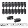 OFKPO 40 Pack Plastic Hanger Clips Clothes Pins Non-Slip Pants