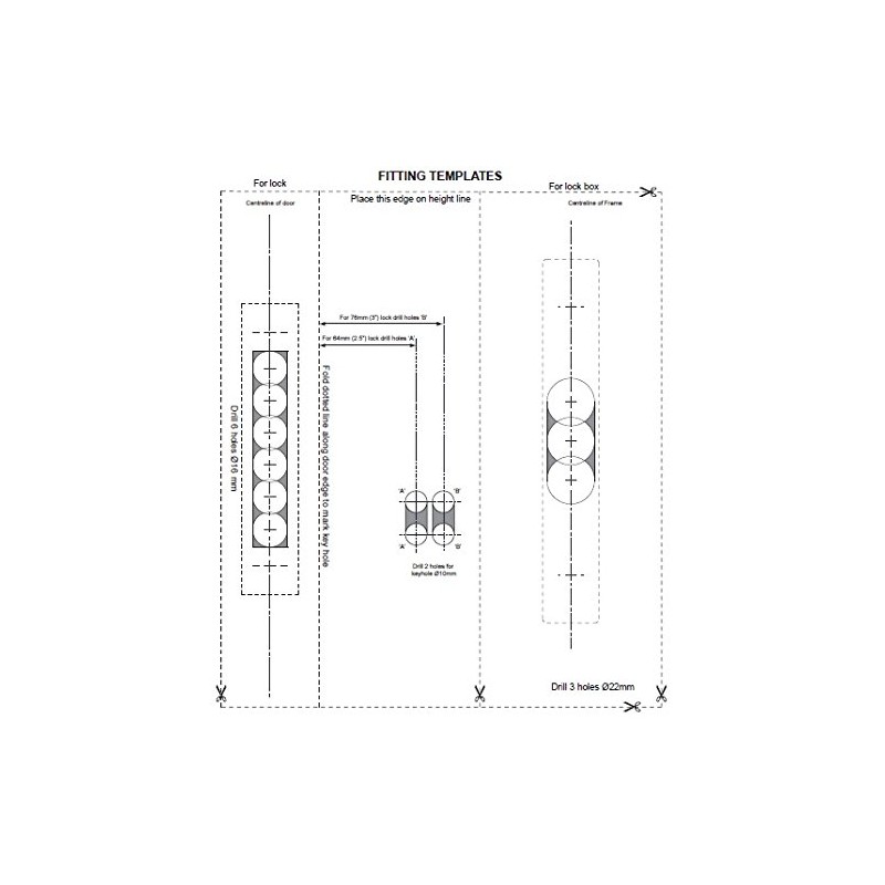 Yale Essentials 5 Lever 64 mm 2 1/2-Inch Mortice Lock
