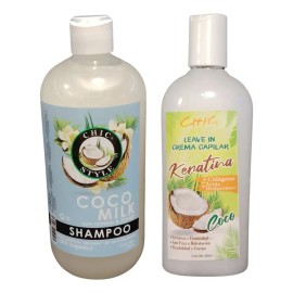 Combo Restaurador Capilar Shampoo Y Keratina De Coco Sin Sal