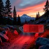 Red Reflector Rear Pannier Rack Attachment Bicycle Rear Reflector Attachment