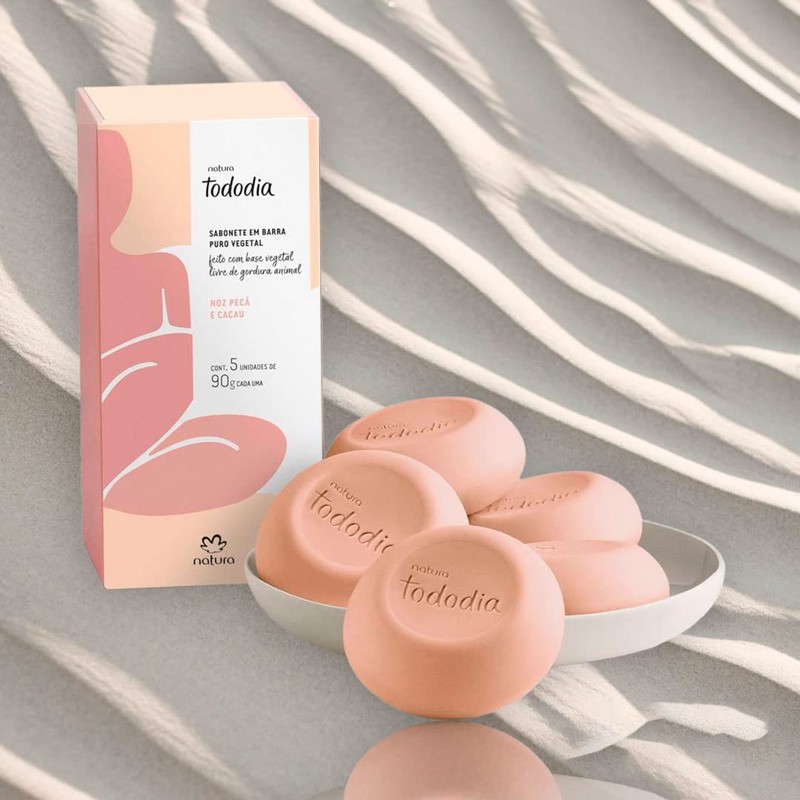 Jabon Corporal Nuez Pecán Y Cacao Natura Tododia Vegetal 5