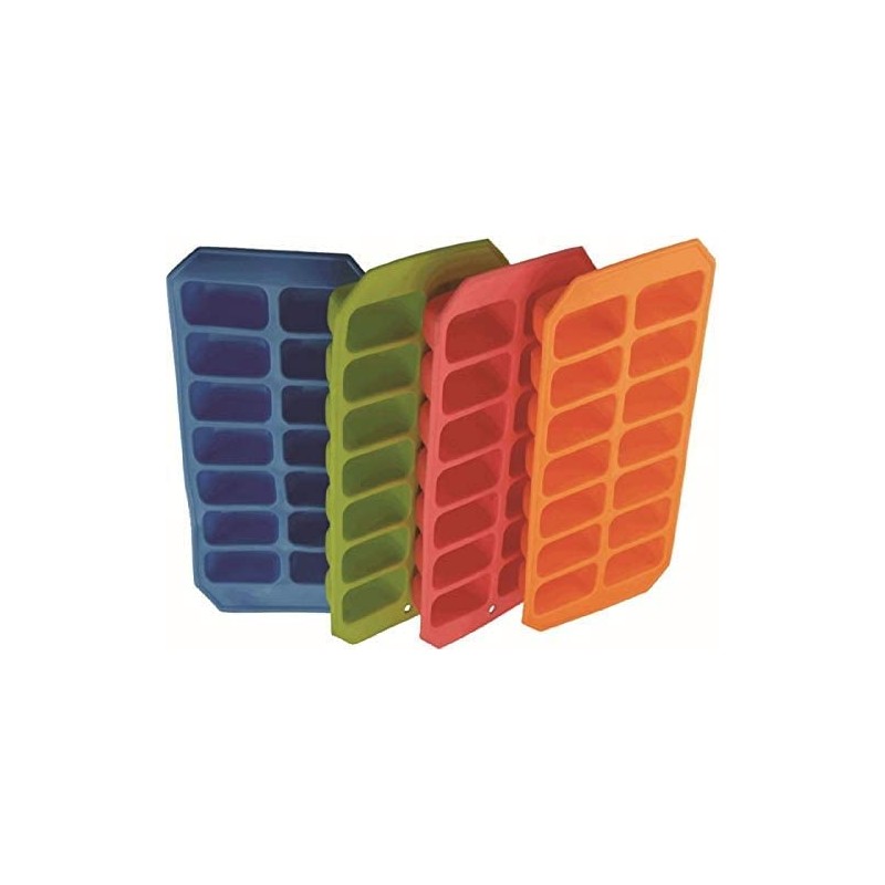 A1SONIC® Ice Cube Tray Soft ice Cube Tray (Green)