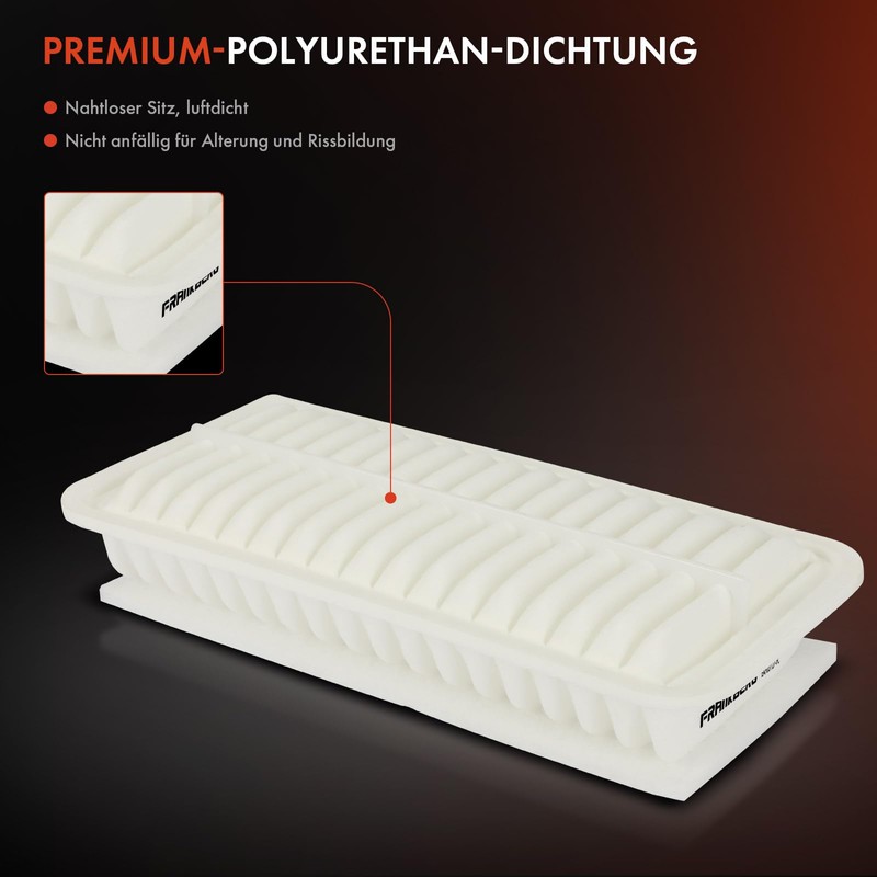 Frankberg 1x Air Filter Insert Diesel Compatible with Yaris P9