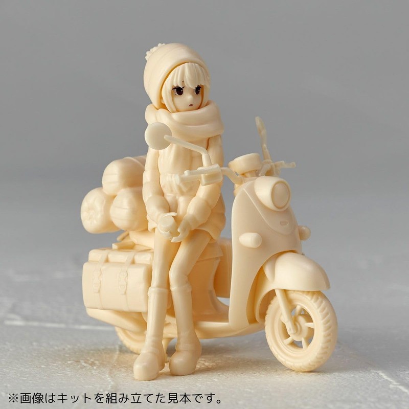 Kaiyodo Artpla Yurucamp Rin and Bike Set 1/24 Anime Scale
