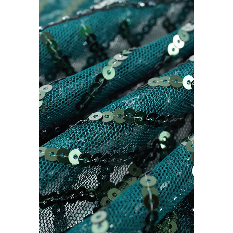 BABEYOND 1920s Scarf Wraps Sequins Beads Evening Cape Bridal Shawl