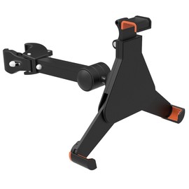 Universal 7" - 8.5" Tablet Tube Clamp Holder Bracket Swivel Mount for Mic Stands
