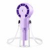 Rechargeable Portable Misting Fan – 3-in-1 Handheld, Neck-Hanging & Desktop