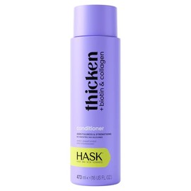 HASK, Thicken + Biotin & Collagen, Acondicionador con Biotina y Colágeno para Cabello Fino, Desenreda y Fortalece, 473 ML