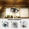 Fansdrick 23" Wall Mount Fan with Light,3 CCT, Dimmable,Quiet 6