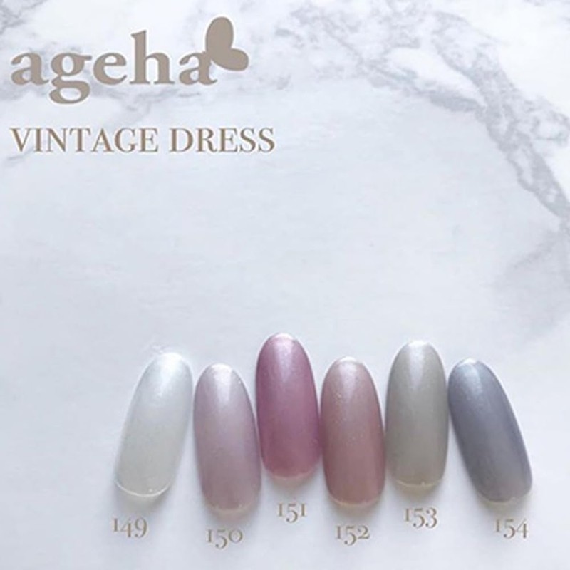 ageha Cosmetics Color 149 White Dress [Gel/Color Gel, Nail Supplies]