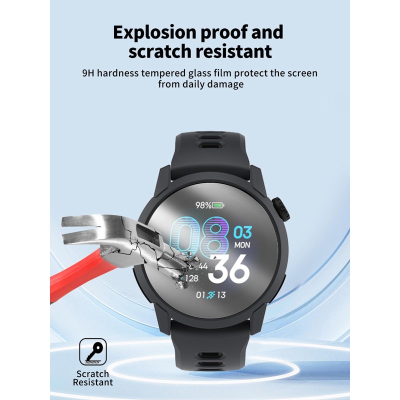 FJIASTB 3-Pack Screen Protector for COROS PACE 4 Smart Watch