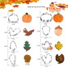 Thanksgiving Cookie Cutters 8PCS Fall Leaves Cookie Cutter Set Turkey,