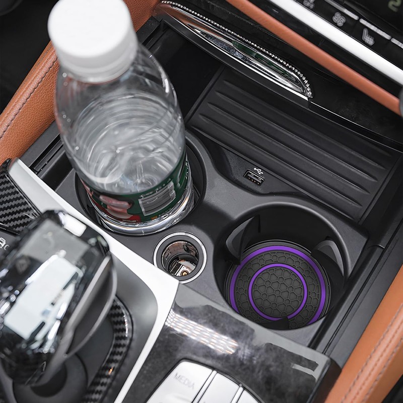 Osilly 2 Pack Car Coasters for Cup Holder, 2.75 Inch