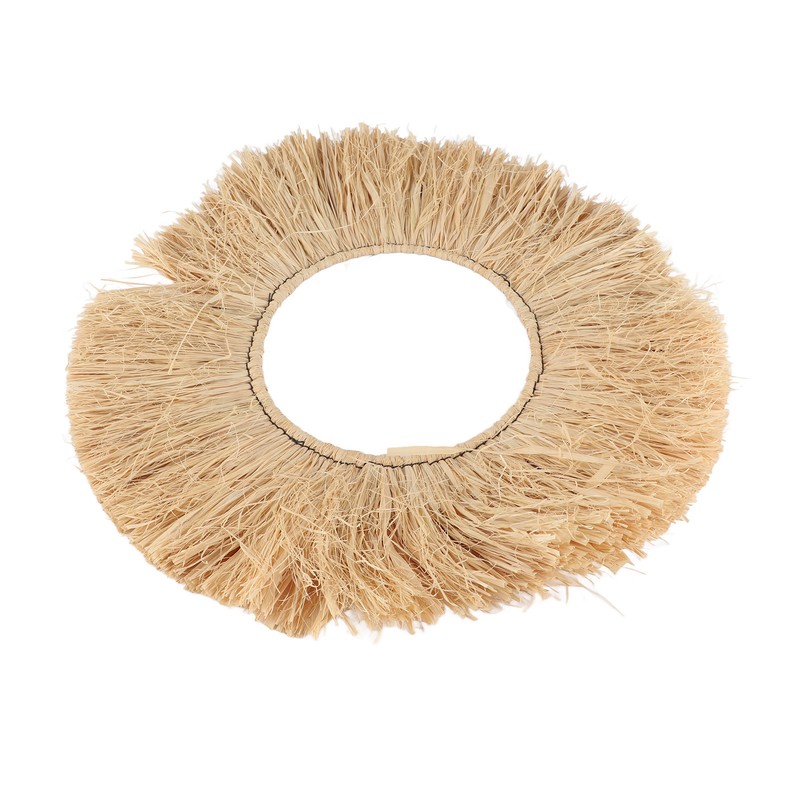 Raffia Wall Decor Portable Textured Appearance Wall Hanging Environmental Friendly