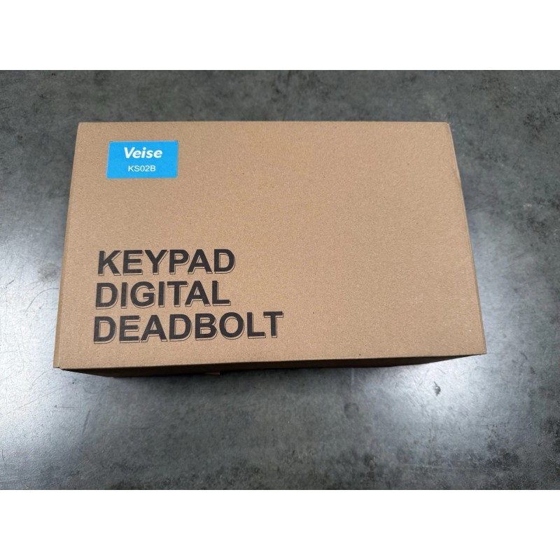 Veise Fingerprint Keyless Entry Door Lock with 2 Lever Handles