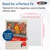 BCW Life Magazine Bags -1 Pack of 100 | Crystal