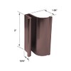 Oil Rubbed Bronze Tub Enclosure and Sliding Shower Door Pull