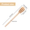 Hsrag 10 Pcs Wooden Honey Mixing Stirrer, 6 Inch Durable