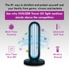 UVILIZER Tower - UV Light Sanitizer & Ultraviolet Lamp with