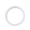 Kuzzoi Men's Ring Oxidised Band Ring Solid (8mm) in 925