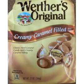 Werther’s Original CREAMY CARAMEL FILLED Hard Candy Candies 27 oz - 1 Bag