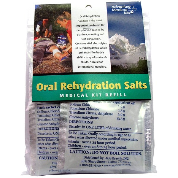 Adventure Medical Kits Sales de rehidratación oral, 3 piezas (paquete de 2)