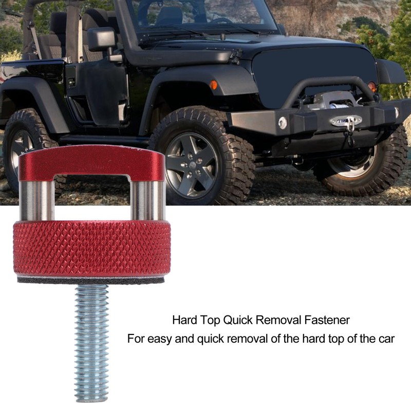 6PCS Hard Top Quick Removal Fastener Thumb Screw with D