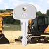 Heavy Ignition Keys, 10Pcs 601 Sany Key fits Sany Mini