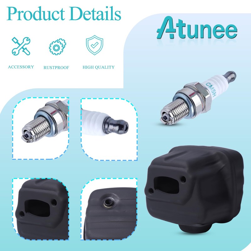 Atunee Exhuast Muffler Kit for Husqvarna 340 345 346XP 351