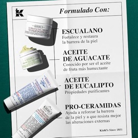 Kiehl's Set de Regalo Head To Toe Hydrators, Set de cremas hidratantes para cara y cuerpo, incluye Ultra Body Mega Moisture Squalane Cream 30ml, Ultra Facial Cream 28ml, Creamy Eye Treatment with Avocado 7ml, Ultimate Strength Hand Salve 30ml
