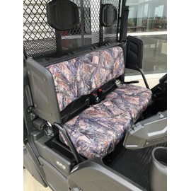Durafit Seat Covers, Kubota Sidekick RTV Utility Vehicle, Camo Seat Covers, Endura Fabric for Solid Bench. New Version