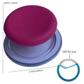 Silicone Magnetic Phone Holder, 1 Count Telescopic Lazy Bracket, Hands-free Comfort Magnetic Bracket, Ideal Mobile Phone Accessory - Color: Purple, Specification: 1pc