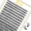 B&Q Pestañas Postizas en Racimos 280PCS Set de Extensiones de