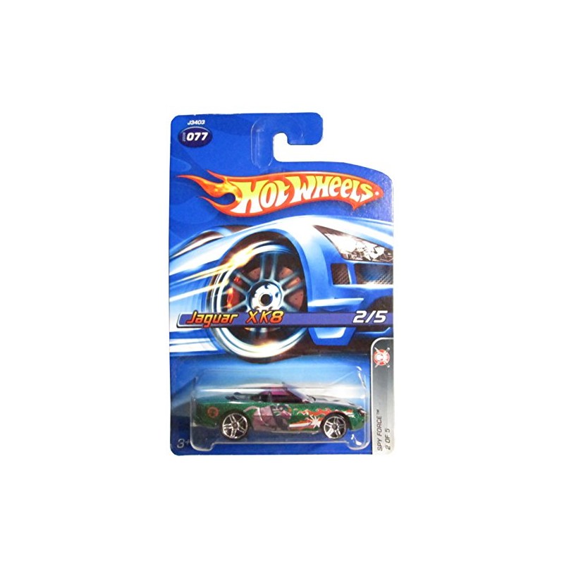 Hot Wheels Jaguar XK8 Spy Force Metallic Green 1: 64